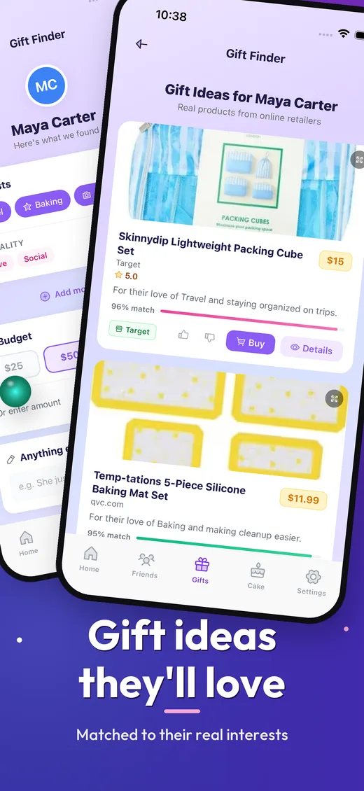 GiftPlannerAI screenshot 2